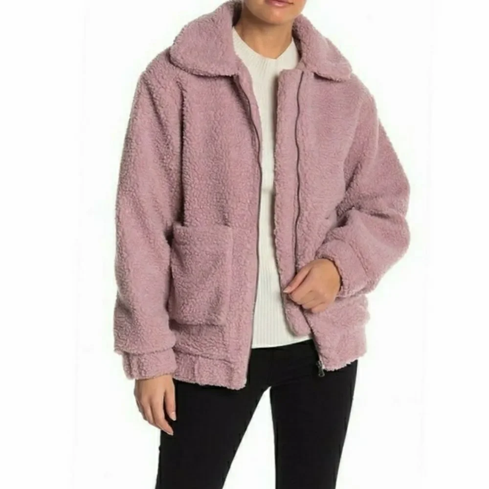 ELODIE Deep Pink Women jacket - Picture 2 of 12